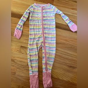 Little Sleepies Stripe Zippy 12-18m